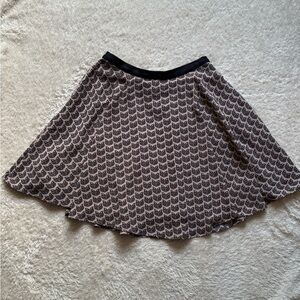 Eva Franco Anthropologie Fox Skater Skirt Size 4 NWT